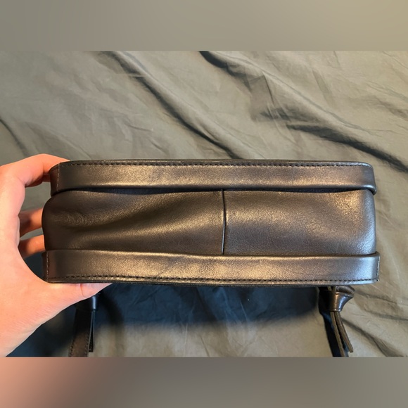 Madewell Sydney Black Leather Crossbody Bag, black, EUC - Picture 5 of 5